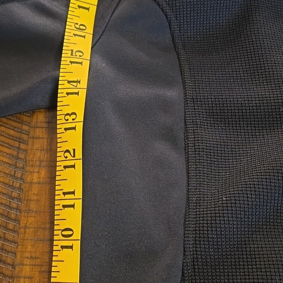 Spyder Men's Qtr Zip Black Pullover with Pockets and Microfleece Lining - Picture 10 of 10